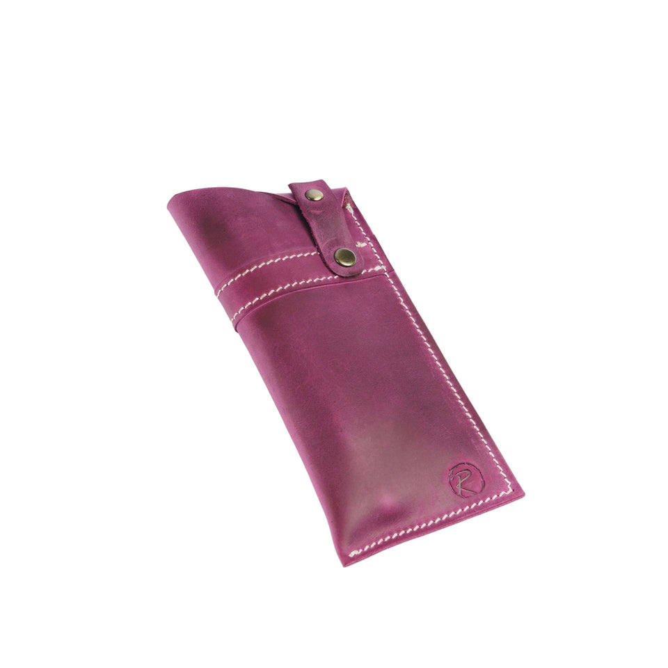 Eyewear Pouch — Deep Aubergine