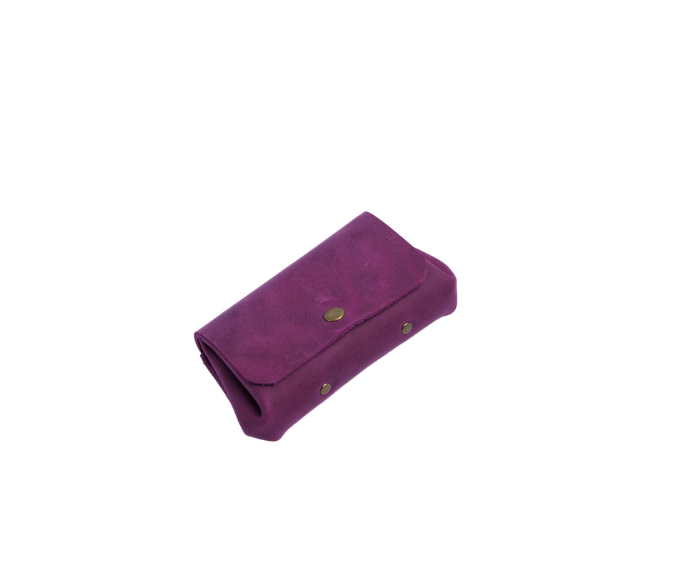 Seamless Wallet — Deep Aubergine