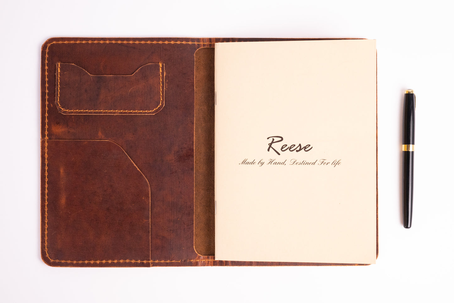 Reese Vintage NoteBook - Handcrafted Vintage Leather Elegance
