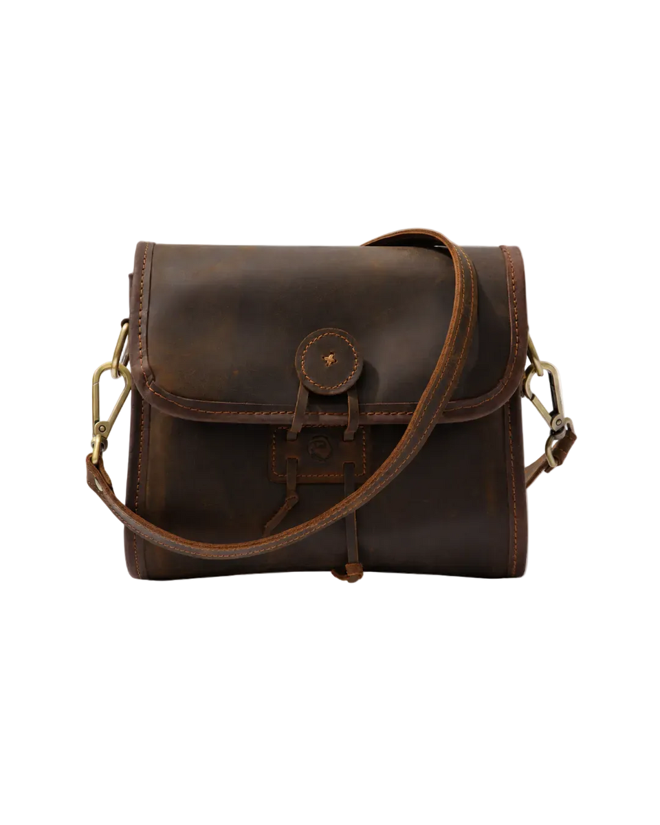New Heritage Crossbody — Dark Walnut