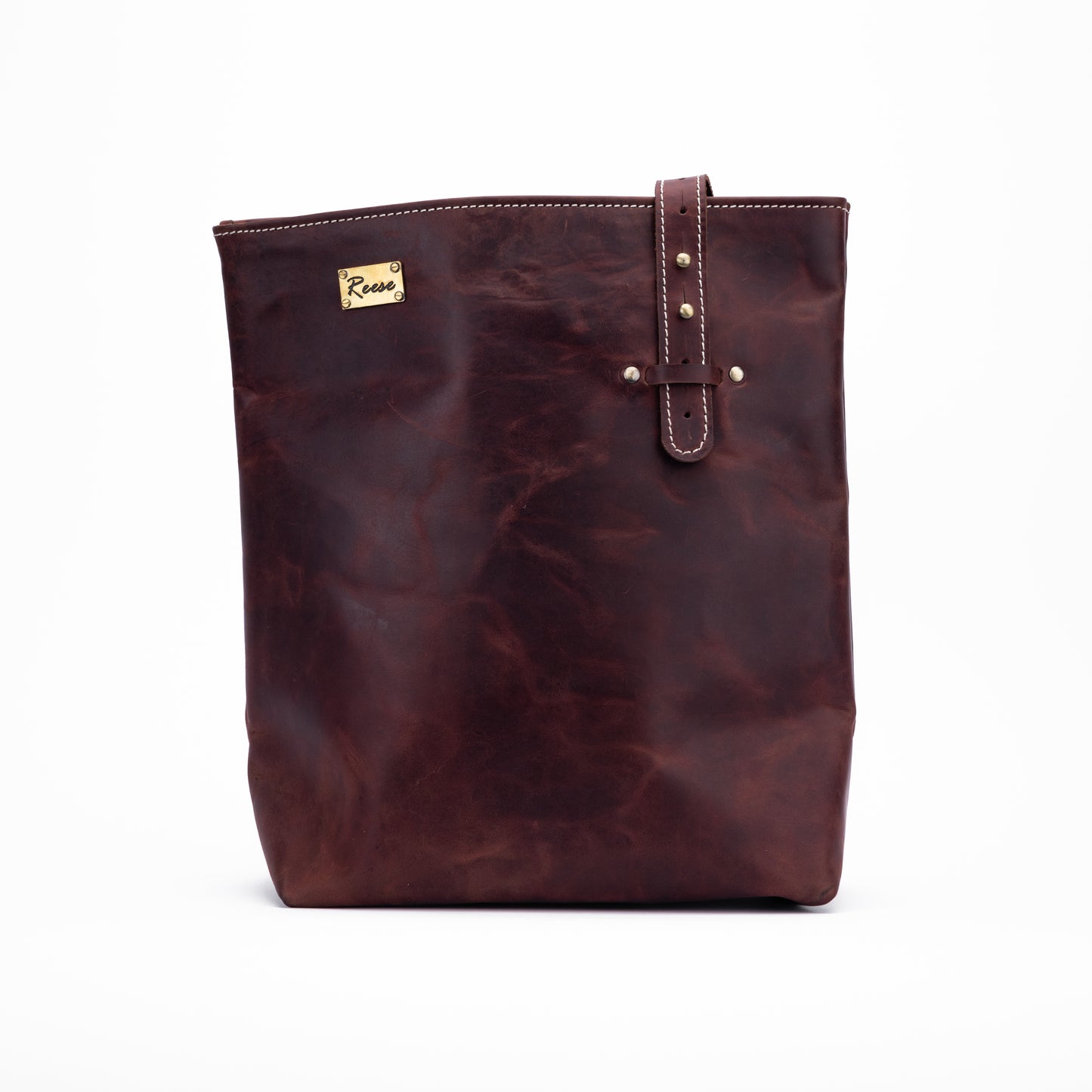 Reese Classic Tote – Handcrafted Vintage Leather Elegance