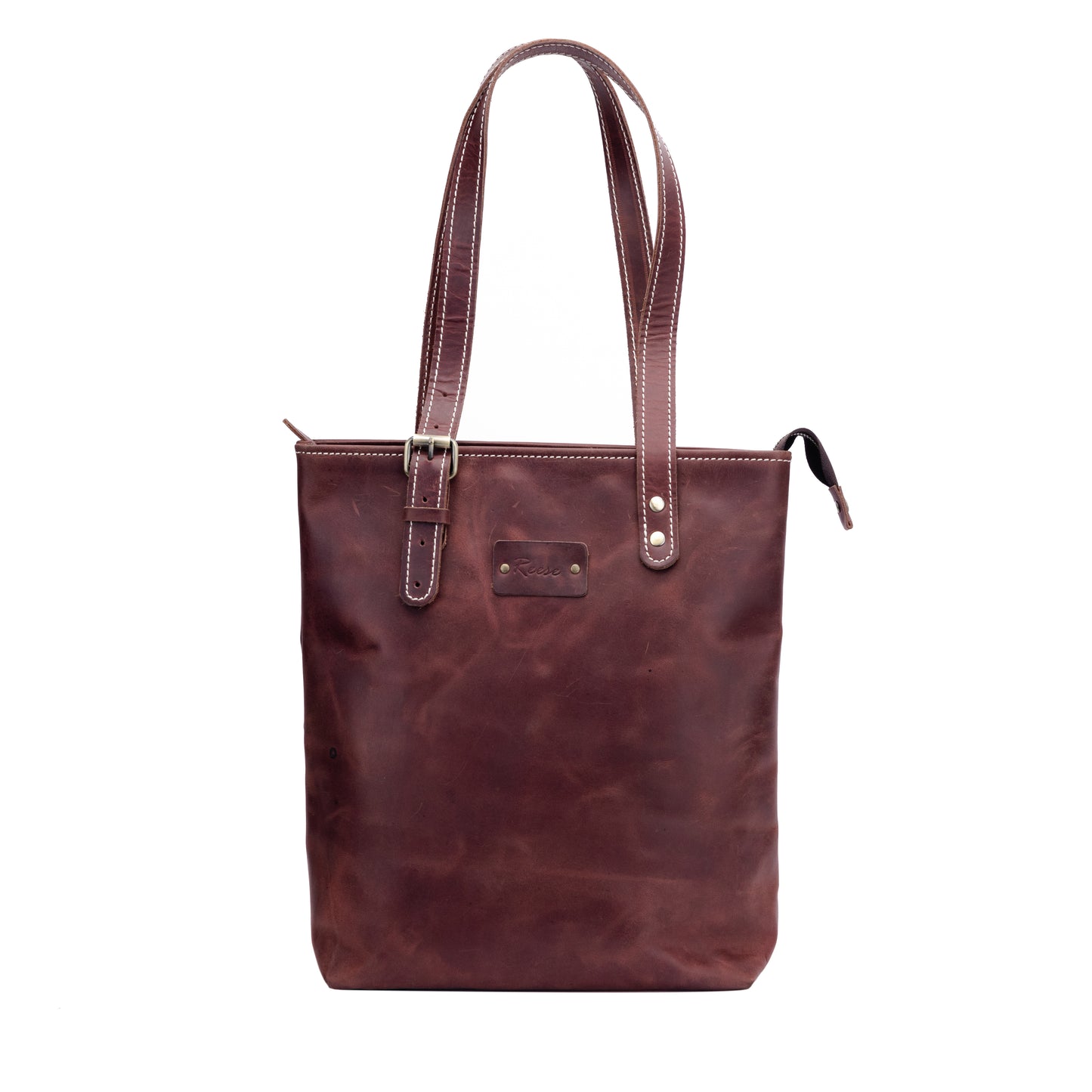 Reese Classic Tote – Handcrafted Vintage Leather Elegance