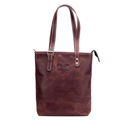Reese Classic Tote – Handcrafted Vintage Leather Elegance
