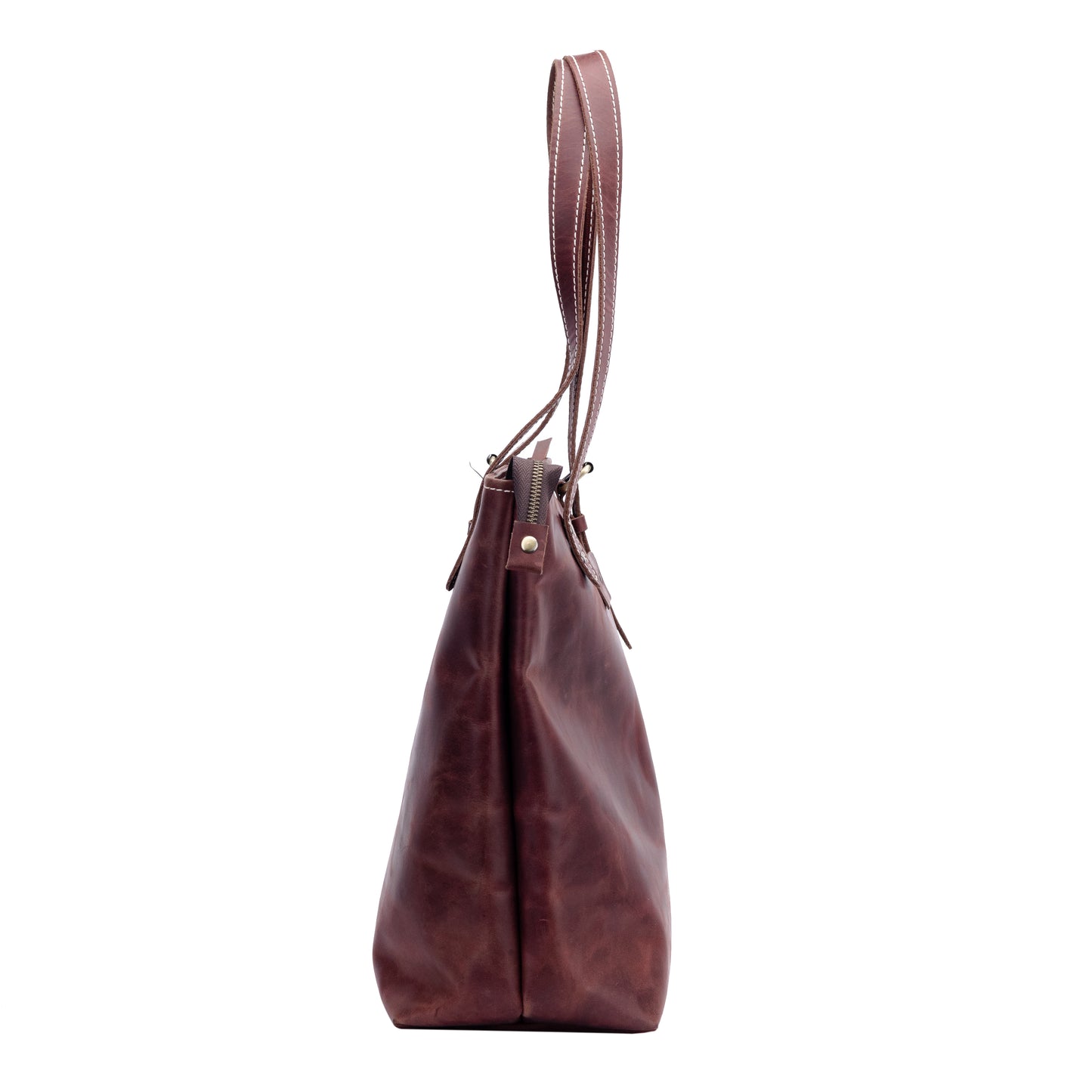 Reese Classic Tote – Handcrafted Vintage Leather Elegance