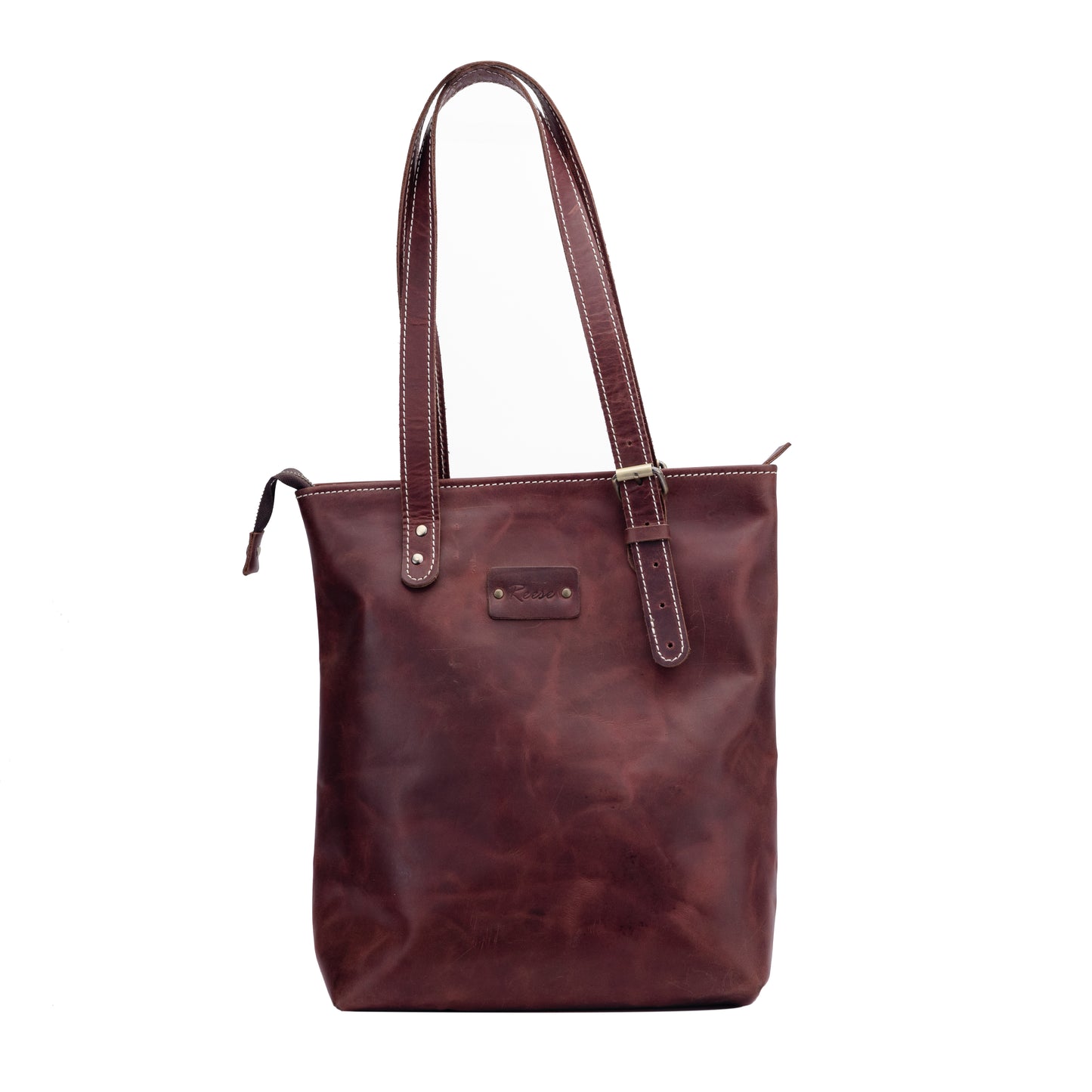 Reese Classic Tote – Handcrafted Vintage Leather Elegance