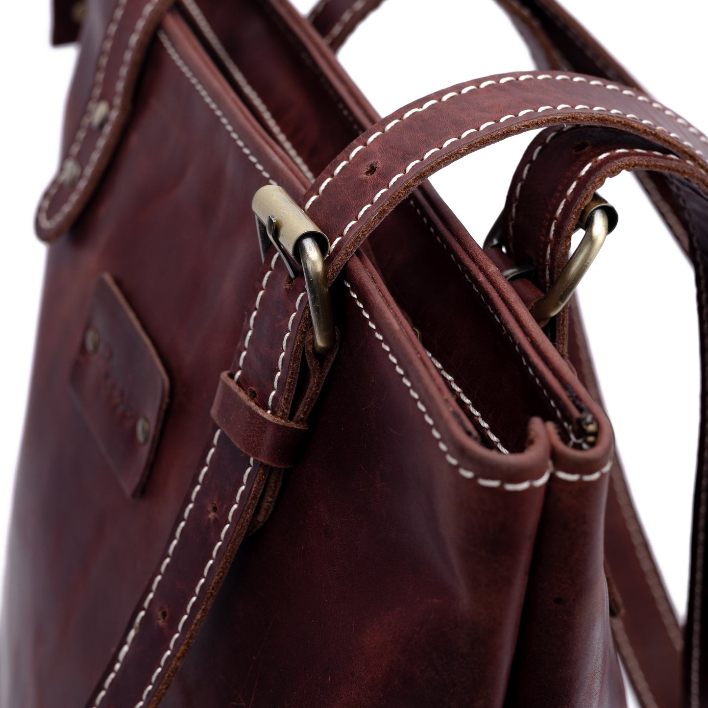 Reese Classic Tote – Handcrafted Vintage Leather Elegance