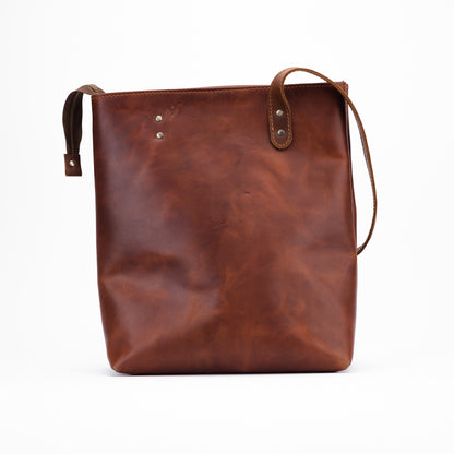 Reese Classic Tote – Handcrafted Vintage Leather Elegance