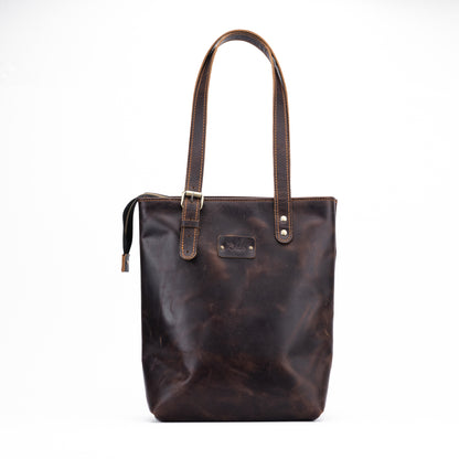 Reese Classic Tote – Handcrafted Vintage Leather Elegance