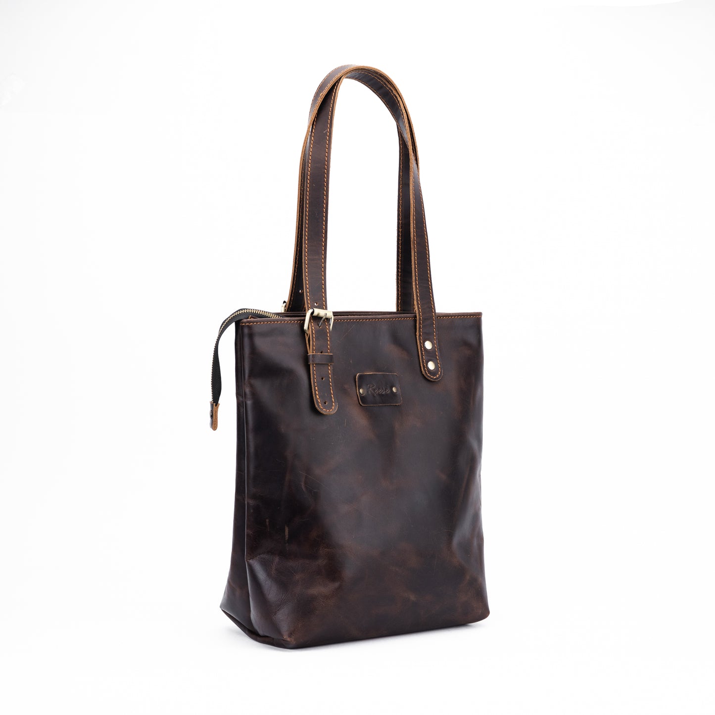 Reese Classic Tote – Handcrafted Vintage Leather Elegance