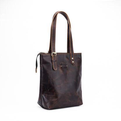 Reese Classic Tote – Handcrafted Vintage Leather Elegance