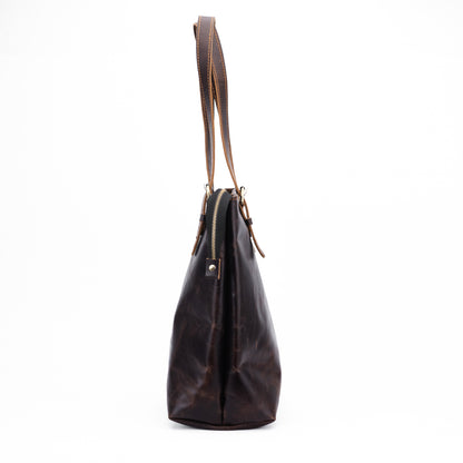 Reese Classic Tote – Handcrafted Vintage Leather Elegance